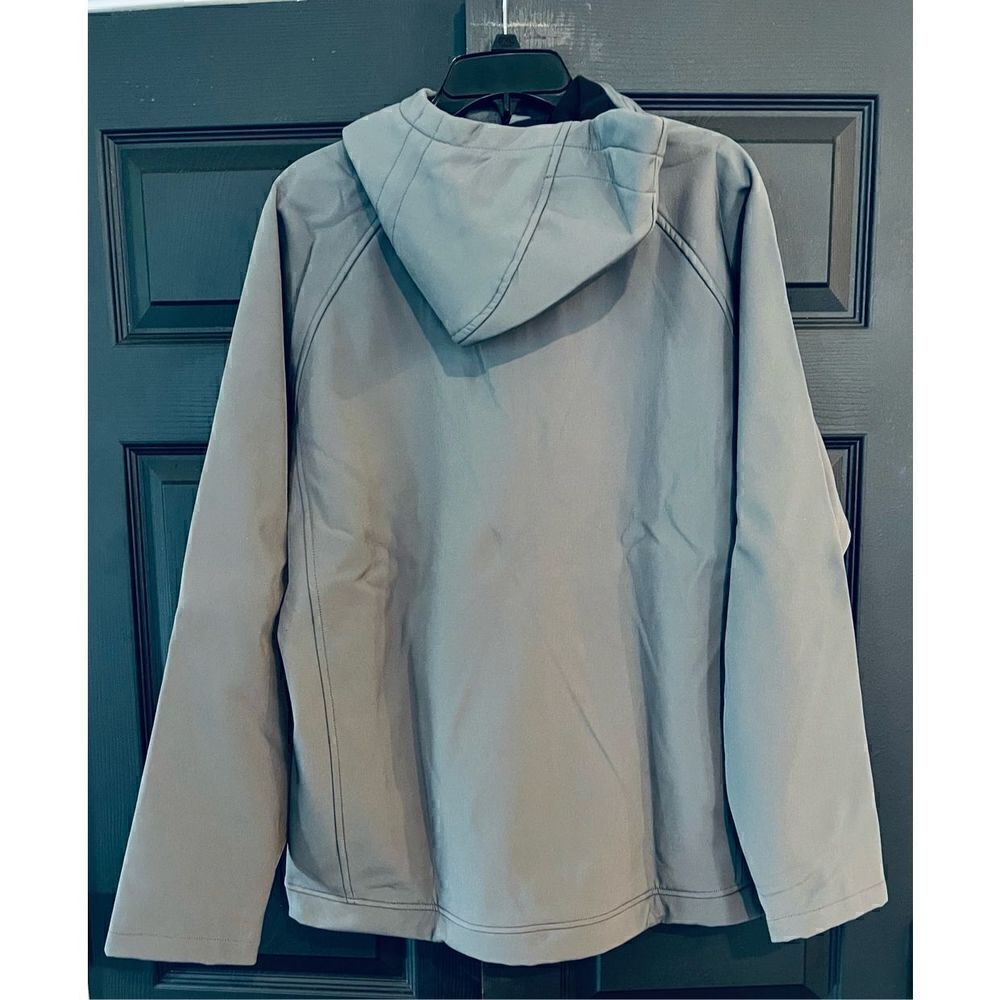 Rodeel Men's Softshell Front-zip Jacket Fleece Lined Windproof - Picture 3 of 6